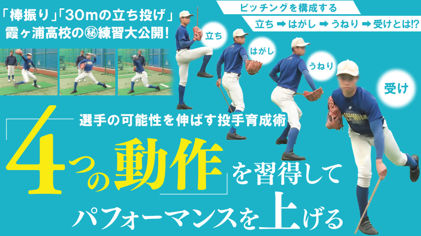 選手の可能性を伸ばす投手育成術～「4つの動作」を習得してパフォーマンスを上げる～