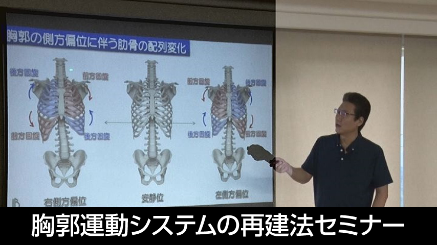 胸郭運動システムの再建法セミナー～呼吸運動再構築理論に基づく評価と治療～